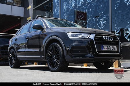 20x8.5 Lenso Como Black on AUDI Q3