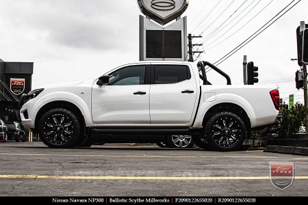 20x9.0 Ballistic Scythe Millworks on NISSAN NAVARA NP300