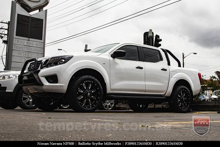 20x9.0 Ballistic Scythe Millworks on NISSAN NAVARA NP300