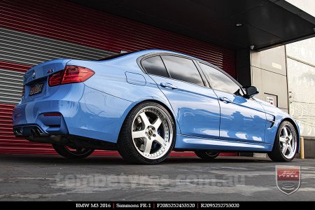 20x8.5 20x9.5 Simmons FR-1 Silver on BMW M3