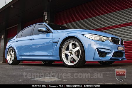 20x8.5 20x9.5 Simmons FR-1 Silver on BMW M3