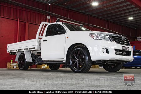 17x7.0 Incubus RS Flawless 0450 on TOYOTA HILUX