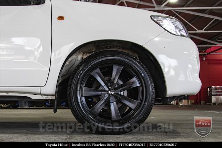 17x7.0 Incubus RS Flawless 0450 on TOYOTA HILUX