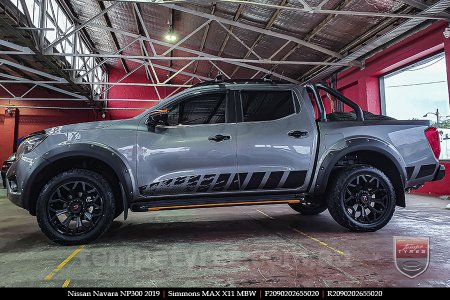 20x9.0 Simmons MAX X11 MBW on NISSAN NAVARA NP300