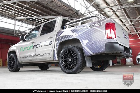 20x8.5 Lenso Como Black on VW AMAROK