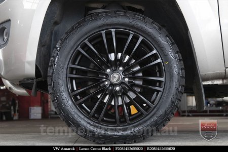 20x8.5 Lenso Como Black on VW AMAROK