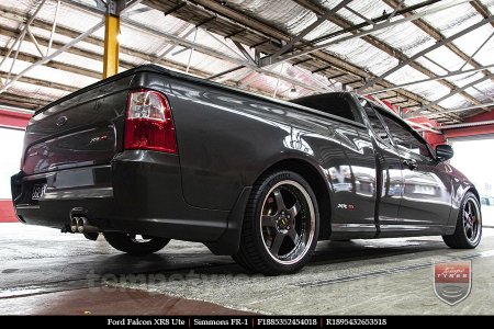 18x8.5 18x9.5 Simmons FR-1 Hyper Dark on FORD FALCON