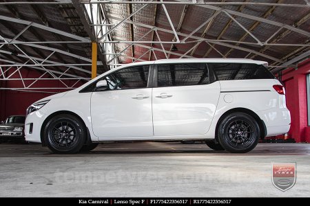 17x7.5 Lenso Spec F MB on KIA CARNIVAL