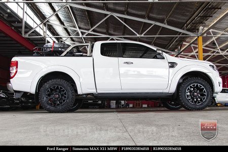 18x9.0 Simmons MAX X11 MBW on FORD RANGER 