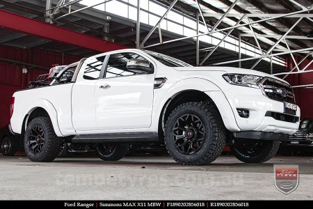 18x9.0 Simmons MAX X11 MBW on FORD RANGER 