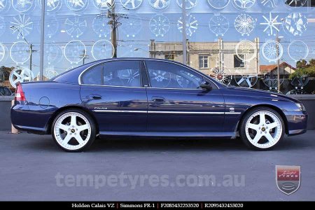 20x8.5 20x9.5 Simmons FR-1 White on HOLDEN CALAIS