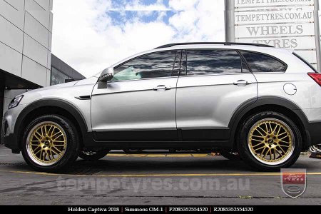 20x8.5 20x9.5 Simmons OM-1 Gold on HOLDEN CAPTIVA