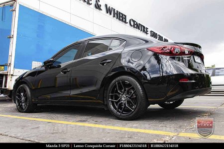 18x8.0 Lenso Conquista Corsair CQC on MAZDA 3