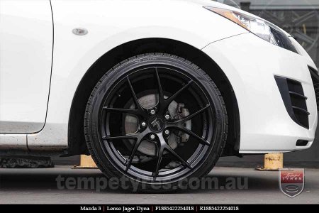 18x8.5 Lenso Jager Dyna on MAZDA 3 