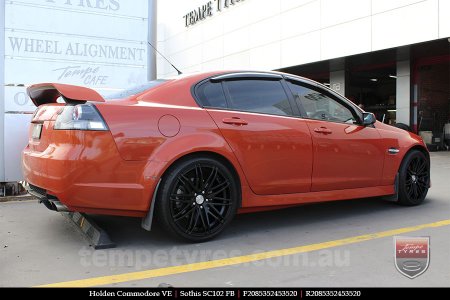 20x8.5 Sothis SC102 FB on HOLDEN COMMODORE VE