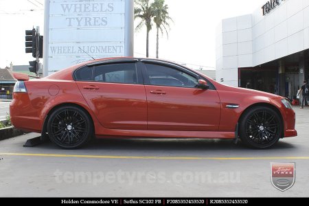 20x8.5 Sothis SC102 FB on HOLDEN COMMODORE VE