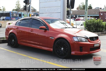 20x8.5 Sothis SC102 FB on HOLDEN COMMODORE VE