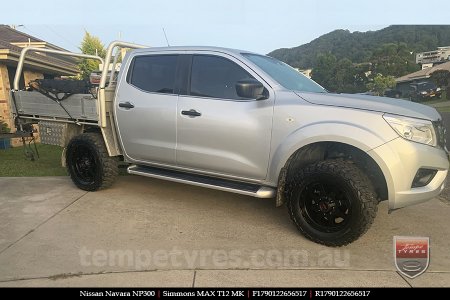 17x9.0 Simmons MAX T12 MK on NISSAN NAVARA NP300