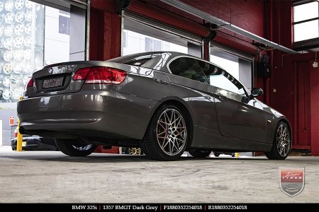 18x8.0 1357 BMGT Dark Grey on BMW 3 SERIES