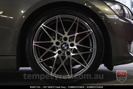 18x8.0 1357 BMGT Dark Grey on BMW 3 SERIES