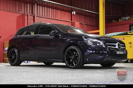 18x8.0 1328 MB507 Matt Black on MERCEDES A-Class