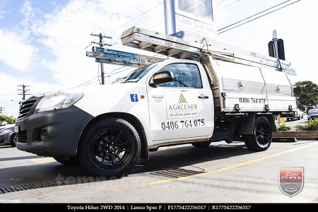 17x7.5 Lenso Spec F MB on TOYOTA HILUX