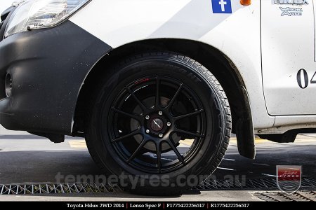 17x7.5 Lenso Spec F MB on TOYOTA HILUX