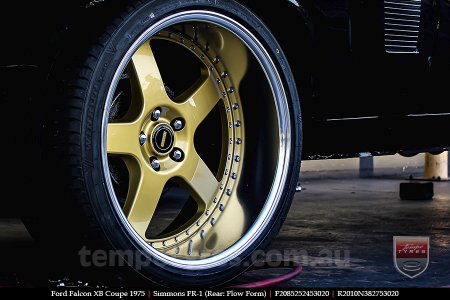 20x8.5 20x9.5 Simmons FR-1 Gold on FORD FALCON