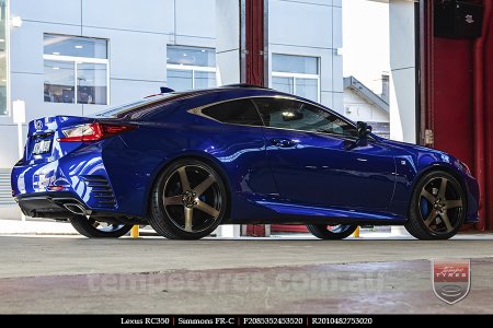 20x8.5 20x10 Simmons FR-C Copper Tint NCT on LEXUS RC