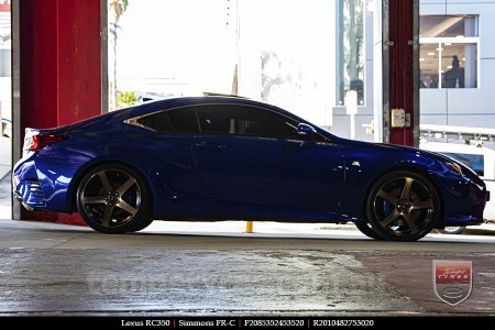 20x8.5 20x10 Simmons FR-C Copper Tint NCT on LEXUS RC