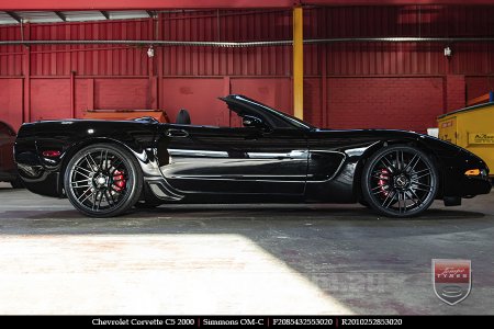 20x8.5 20x10 Simmons OM-C FB on CHEVROLET CORVETTE