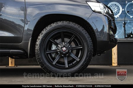 20x9.0 Ballistic Razorback on TOYOTA LANDCRUISER 200 SERIES