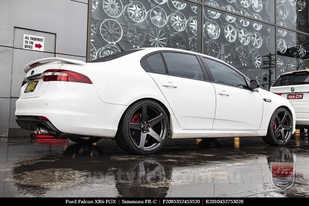 20x8.5 20x10 Simmons FR-C Hyper Dark NCT on FORD FALCON