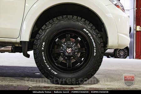 18x9.0 Ballistic Anvil on MITSUBISHI TRITON