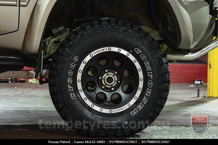 17x9.0 Lenso Max1 MBD on NISSAN PATROL