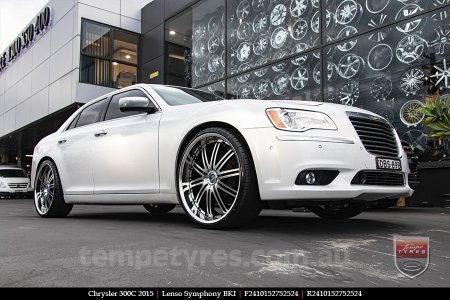 24x10 Lenso Symphony - BKI on CHRYSLER 300C