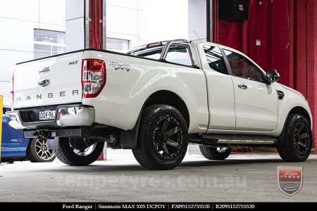 20x9.5 Simmons MAX X05 DCFOY on FORD RANGER 