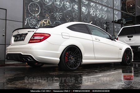 20x8.5 20x10 Simmons OM-C FB on MERCEDES C-Class