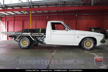 15x8.0 15x10 Simmons V51 GBM on HOLDEN WB UTE