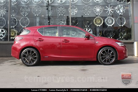 18x8.0 Lenso Eurostyle E ESE on LEXUS CT