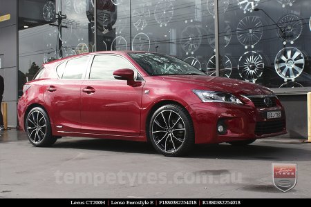 18x8.0 Lenso Eurostyle E ESE on LEXUS CT