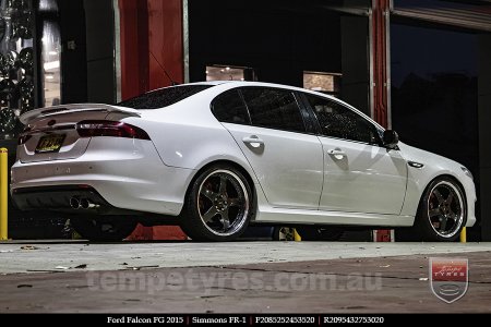 20x8.5 20x9.5 Simmons FR-1 Hyper Dark on FORD FALCON