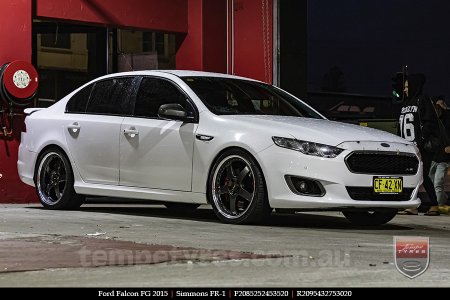 20x8.5 20x9.5 Simmons FR-1 Hyper Dark on FORD FALCON