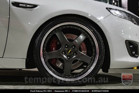 20x8.5 20x9.5 Simmons FR-1 Hyper Dark on FORD FALCON