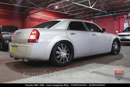 22x9.5 Lenso Symphony - BKQ on CHRYSLER 300C