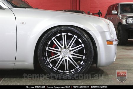 22x9.5 Lenso Symphony - BKQ on CHRYSLER 300C