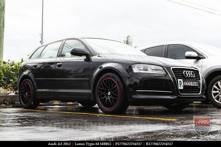 17x7.0 Lenso Type-M - MBRG on AUDI A3