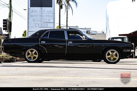 17x8.5 17x9.5 Simmons FR-1 Gold on FORD LTD