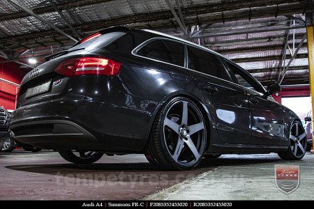 20x8.5 20x10 Simmons FR-C Black Tint NCT on AUDI A4