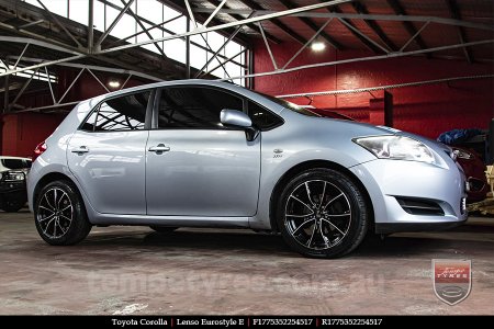 17x7.5 Lenso Eurostyle E ESE on TOYOTA COROLLA